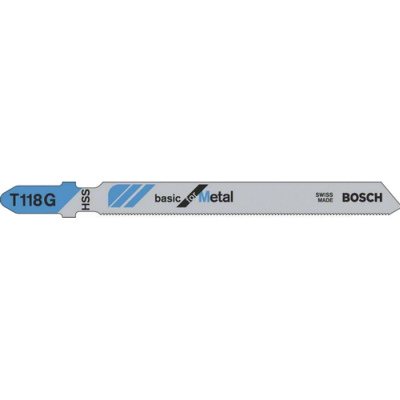 Plov listy Bosch Basic for Metal T 118 G, 3 ks