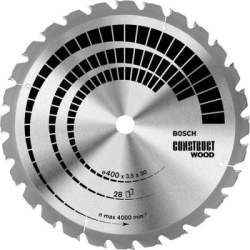 Pílový kotúč Bosch Construct Wood, pr. 500 mm, klincom odolný