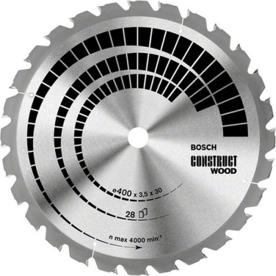 Plov kot Bosch Construct Wood, pr. 250 mm, klincom odoln