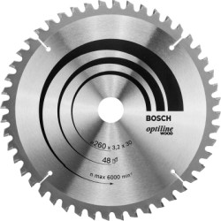 Pílový kotúč Bosch Optiline Wood, 260 mm, 48 zubov