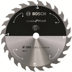 Pílový kotúč Bosch Standard for Wood, 184 mm, otvor 16 mm, 24 zubov