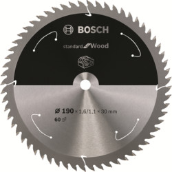 Pílový kotúč Bosch Standard for Wood, 190 mm, otvor 30 mm, 60 zubov