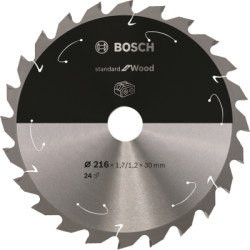 Pílový kotúč Bosch Standard for Wood, 216 mm, 24 zubov