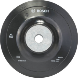 Oporný tanier Bosch, priemer 125 mm, mäkký