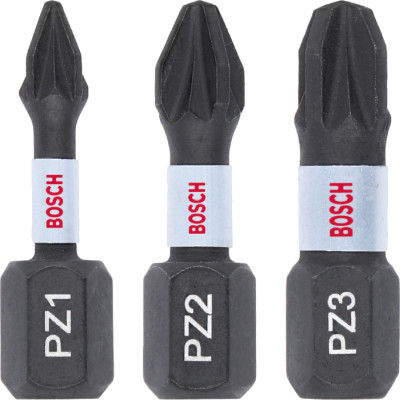 Skrutkovac hrot Bosch Impact Control PZ Set, L 25 mm