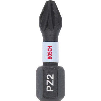 Skrutkovac hrot Bosch TicTac Box Impact Control PZ2, L 25 mm, 25 ks