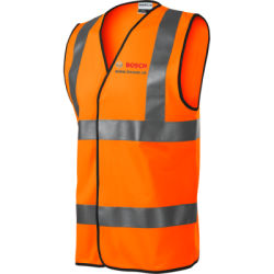 Reflexná vesta Bosch fluorescenčná oranžová XXL