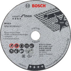 Rezací kotúč Bosch Expert for Inox rovný, pr. 76 mm, 5 ks