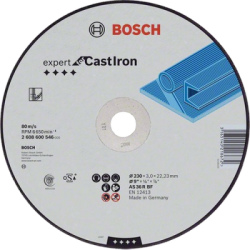 Rezací kotúč Bosch Expert for Cast Iron rovný, pr. 230 mm