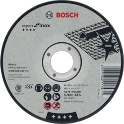 Rezací kotúč Bosch Expert for Inox rovný, hr. 1,6 mm, pr. 115 mm