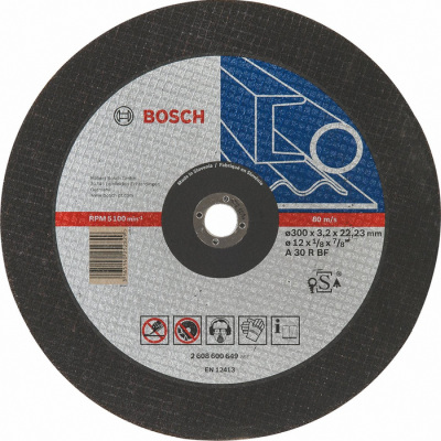Rezac kot Bosch Expert for Metal rovn, hr. 3,2 mm, pr. 300 mm