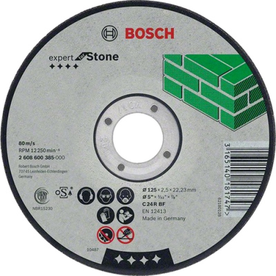 Rezací kotúč Bosch Expert for Stone rovný, pr. 125 mm