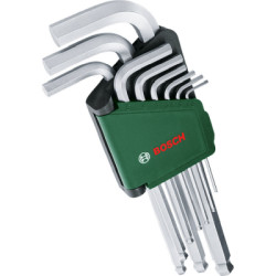 Bosch 9-dielna súprava šesťhranných kľúčov