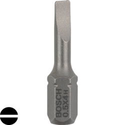 Skrutkovací hrot Bosch Extra Hart S0,5x4,0, L 25 mm, 3 ks