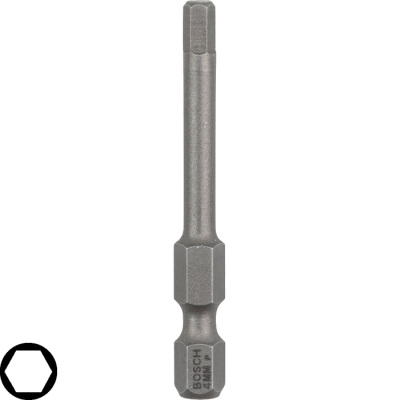 Skrutkovac hrot Bosch Extra Hart HEX4, L 49 mm, 3 ks