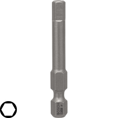 Skrutkovac hrot Bosch Extra Hart HEX5, L 49 mm, 3 ks