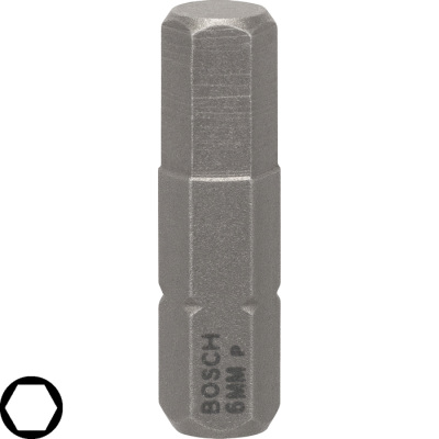 Skrutkovac hrot Bosch Extra Hart HEX6, L 25 mm, 3 ks