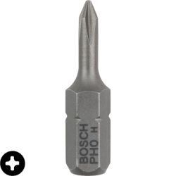 Skrutkovací hrot Bosch Extra Hart PH0, L 25 mm, 3 ks