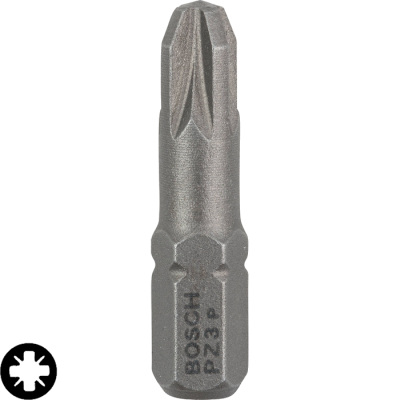 Skrutkovac hrot Bosch Extra Hart PZ3, L 25 mm, 3 ks