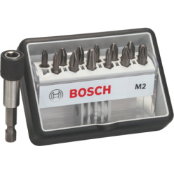Skrutkovacie hroty Bosch Extra Hart, súprava Robust Line M2