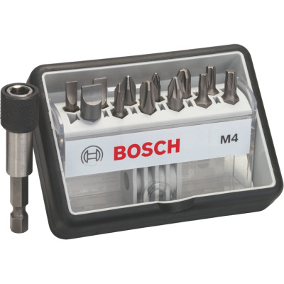 Skrutkovacie hroty Bosch Extra Hart, súprava Robust Line M4
