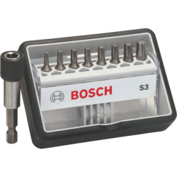 Skrutkovacie hroty Bosch Extra Hart, súprava Robust Line S3