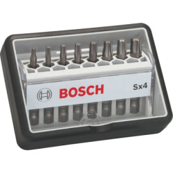 Skrutkovacie hroty Bosch Extra Hart, súprava Robust Line Sx4