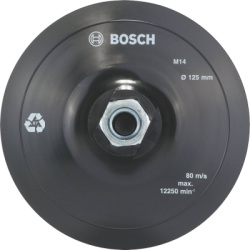 Tanier s velkronovou vrstvou Bosch na brúsne listy, 125 mm