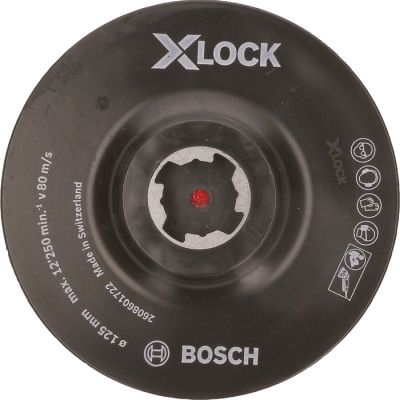 Tanier s velkronovou vrstvou Bosch X-LOCK na brsne listy, 125 mm