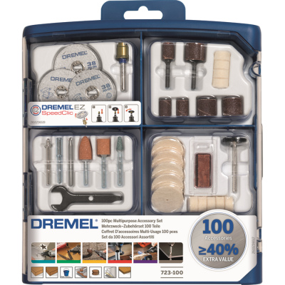 100-dielna univerzlna modulrna sprava prsluenstva DREMEL (723)