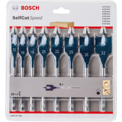 Vrtáky Bosch Self Cut Speed, 10-dielna súprava
