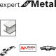 Vejrovit kot X551 Bosch Expert for Metal, prielis, 125 mm, P 80
