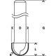 liabkovacia frza Bosch, D 8 mm